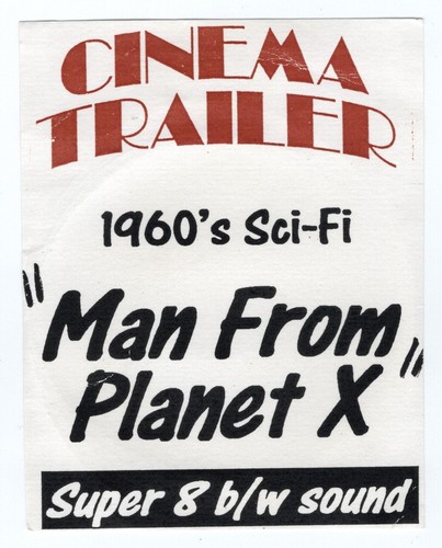 Man from planet - planet, x