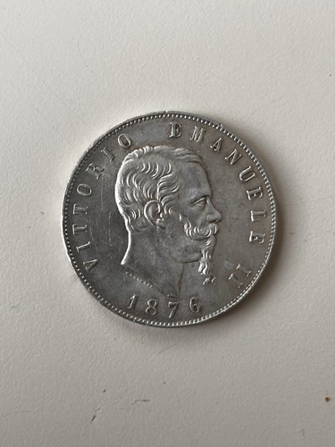 5lire 1876 italie - 5lire,