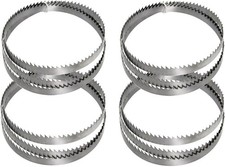 Set Di 4 Lame per Sega a Nastro 1400 X 8 X 0,5 Mm 6 Denti Adatta per Sega a Nast