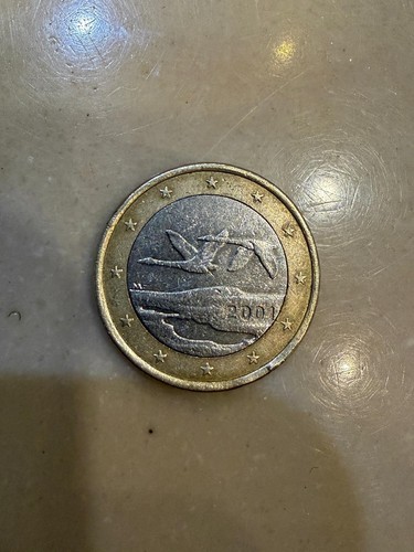 Moneta euro rara - da, 1