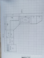 Veneta Cucina angolare in Frassino, bicolore . 