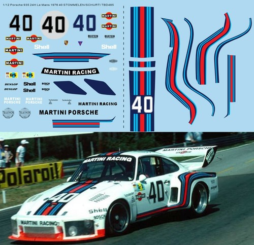 Decals per porsche 935 - per,