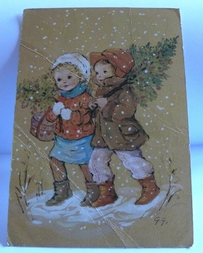 1985 cartolina augurale - _,