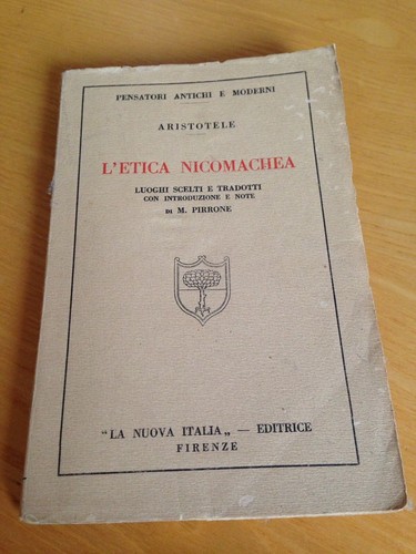 Etica nicomachea - nicomachea,