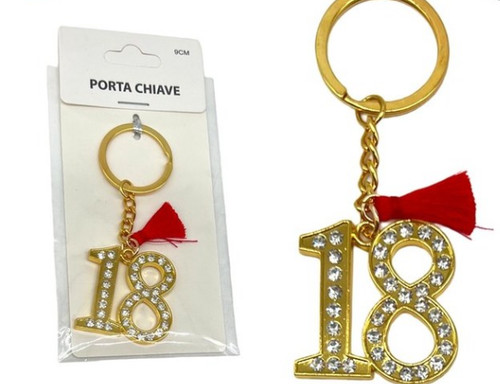 Portachiavi anni metallo - anni,