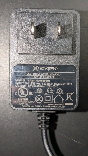 Caricabatteria hoverboard 42v