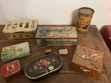 Lotto Scatole Latta Vintage