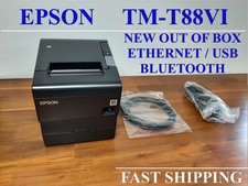 Epson TM-T88VI stampante termica ricevute Bluetooth Ethernet USB con alimentatore