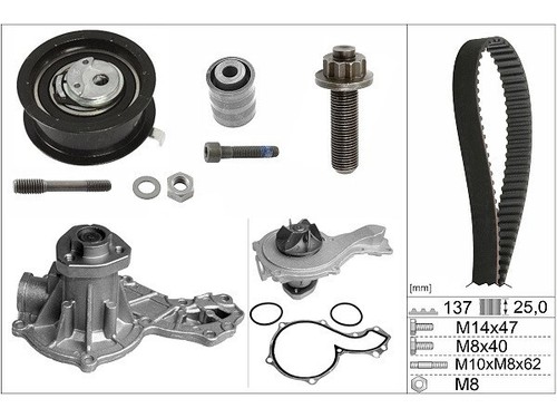 Kit distribuzione pompa - distribuzione, +pompa