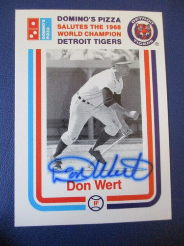 Cartolina baseball don wert - cartolina,