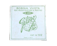 Geloso Cat. n. 102 bobina audio vuota - vintage