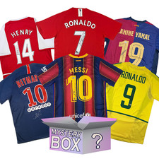 Soccer Legends maglia autografata/firmata Mystery Box con certificato di autenticità PSA JSA o Beckett