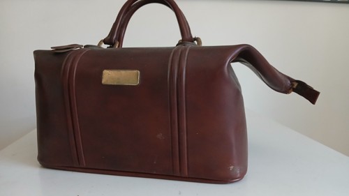 Valigia pelle vintage epoca - valigia, d'epoca