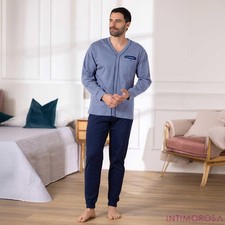 Pigiama uomo maglia aperta