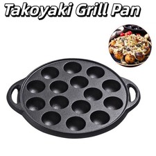 Padella griglia in ghisa pancake uova crepe padella mini padella takoyaki pancake maker