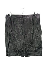 LIU JO JEANS Gonna in ecopelle Donna Gonna Taglia IT 52 nero stile casual