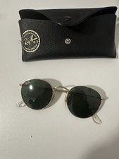 Ray-Ban Round Metal RB3447 53-21 145mm Occhiali da Sole Rotondi Montatura Oro...