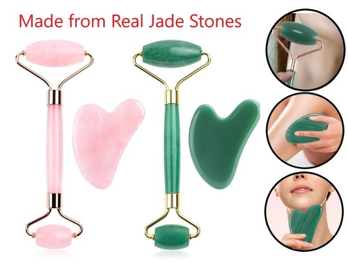 Set rullo gua sha pietra - rullo, di