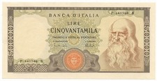 50000 LIRE BANK OF ITALY