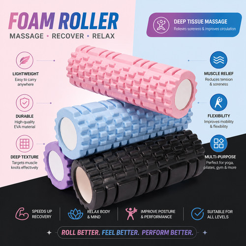 Rullo fitness schiuma - fitness, in