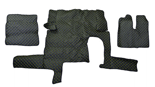 Tappetini eco pelle - tappetini, nera