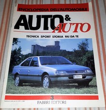 AUTO & AUTO ENCICLOPEDIA DELL'AUTOMOBILE 3-1988 MERCEDES W 124 BMW M1-DIXI-328