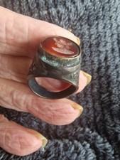 Anello antico romano in bronzo