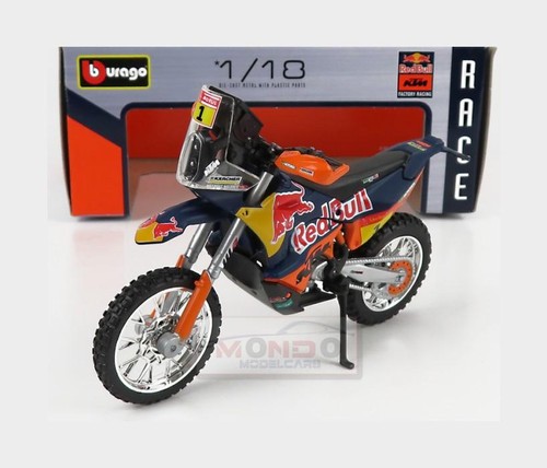 Burago ktm 450 red - 1:18, bull
