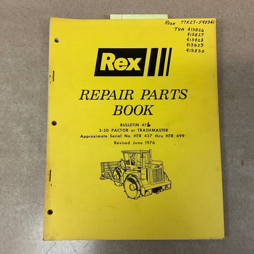 Rex pactor trashmaster - 3-50, pactor/trashmaster