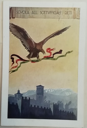 Cartolina rieti scuola allievi - rieti,