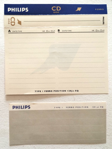 Copertina philips one - philips, inlay