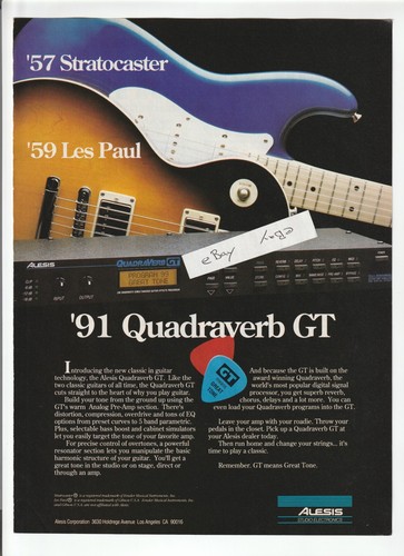 Rivista alesis vintage 1992 - rivista,