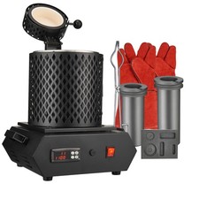 Forno di fusione dell'oro 1350W Crogioli del forno di fusione