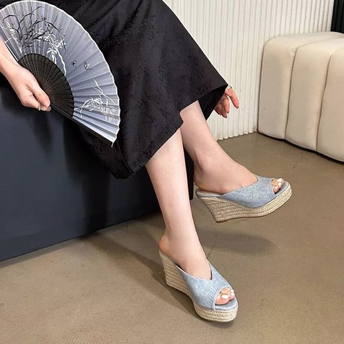 Sandali espadrilles zeppa - sandali, 10