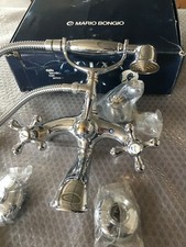 Bongio AXEL Gruppo Vasca Esterno cromo/oro completo di flex e doccia