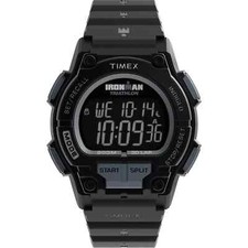 Timex TW5M64800, Orologio Uomo Ironman Triathlon 30 Giri Resina, Shock, Indiglo