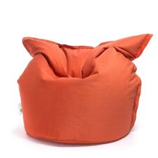 Milano Amore Pouf Sacco - Morbido e Confortevole, Moderno, Colore Arancione