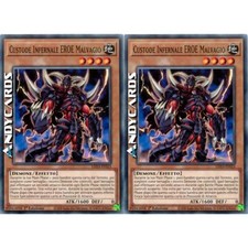 CUSTODE INFERNALE EROE MALVAGIO 2x • Comune • LDS3 IT023 • 1Ed • Yugioh!
