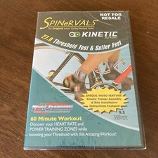 Spinervals Kinetic by Kurt 27.0 "Threshold Test & Suffer Fest" Troy J DVD ~ NIP