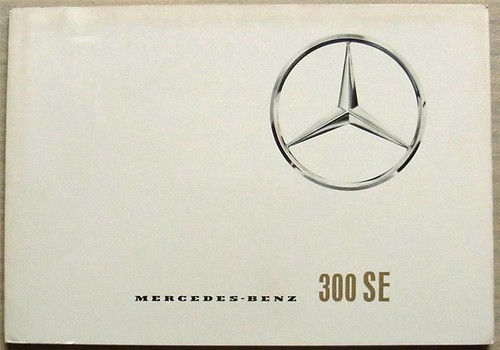Mercedes benz 300se brochure - mercedes,