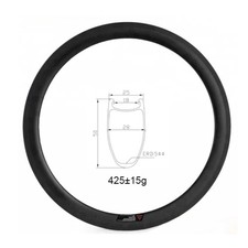 Bicicletta da strada 700C 50x25 mm clincher cerchio carbonio disco/anello freno cerchio 3K/UD/marmo
