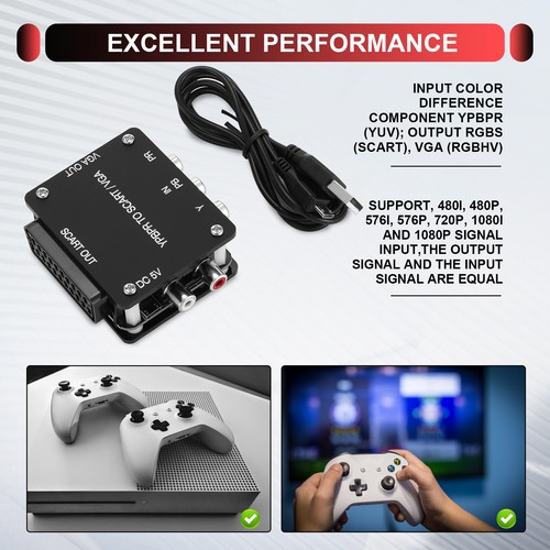 Yuv rgbs ypbpr scart - to,