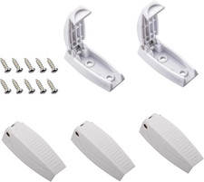 5 Pezzi Supporti per Porte RV, Fermaporta Bagagli Bianco, Clip per Porte Camper,