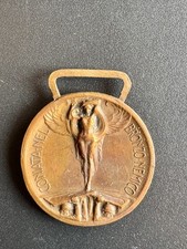 MEDAGLIA GUERRA PER  UNITA' ITALIA 1915 1918 CONIATA NEL BRONZO NEMICO