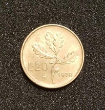 Moneta 20 Lire Italiane 1978
