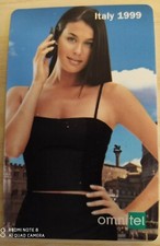 OMNITEL RICARICA MEGAN GALE ITALY 1999 RARA EMISSIONE DA COLLEZIONE 2