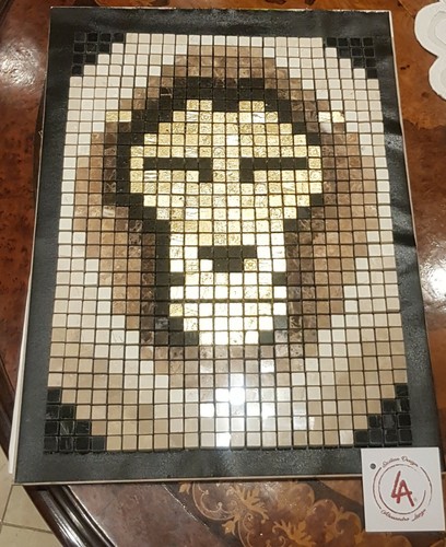 Mosaico leone marmo - in, e