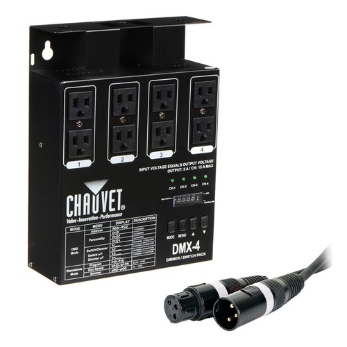 Chauvet dmx 4led confezione - chauvet,