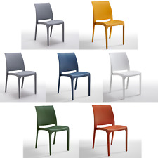 SEDIA VOLGA POLIPROPILENE INTERNO ESTERNO CUCINA BAR GIARDINO RISTORANTE SEDIE
