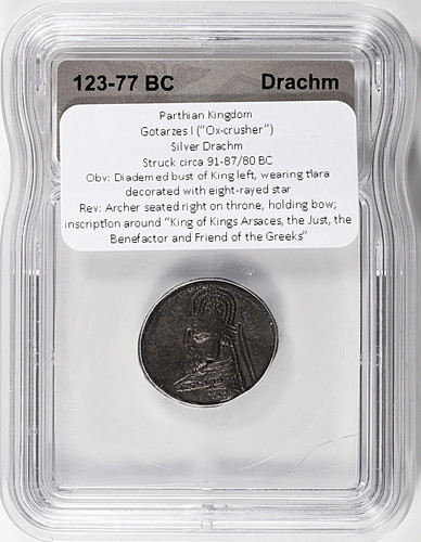 Dracma partian gotarzes ar - partian,